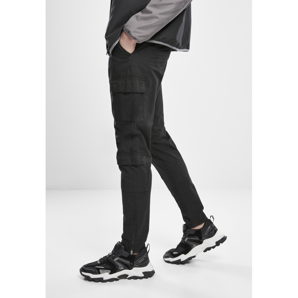 Urban Classics - Tapered Double Cargo trousers - Black